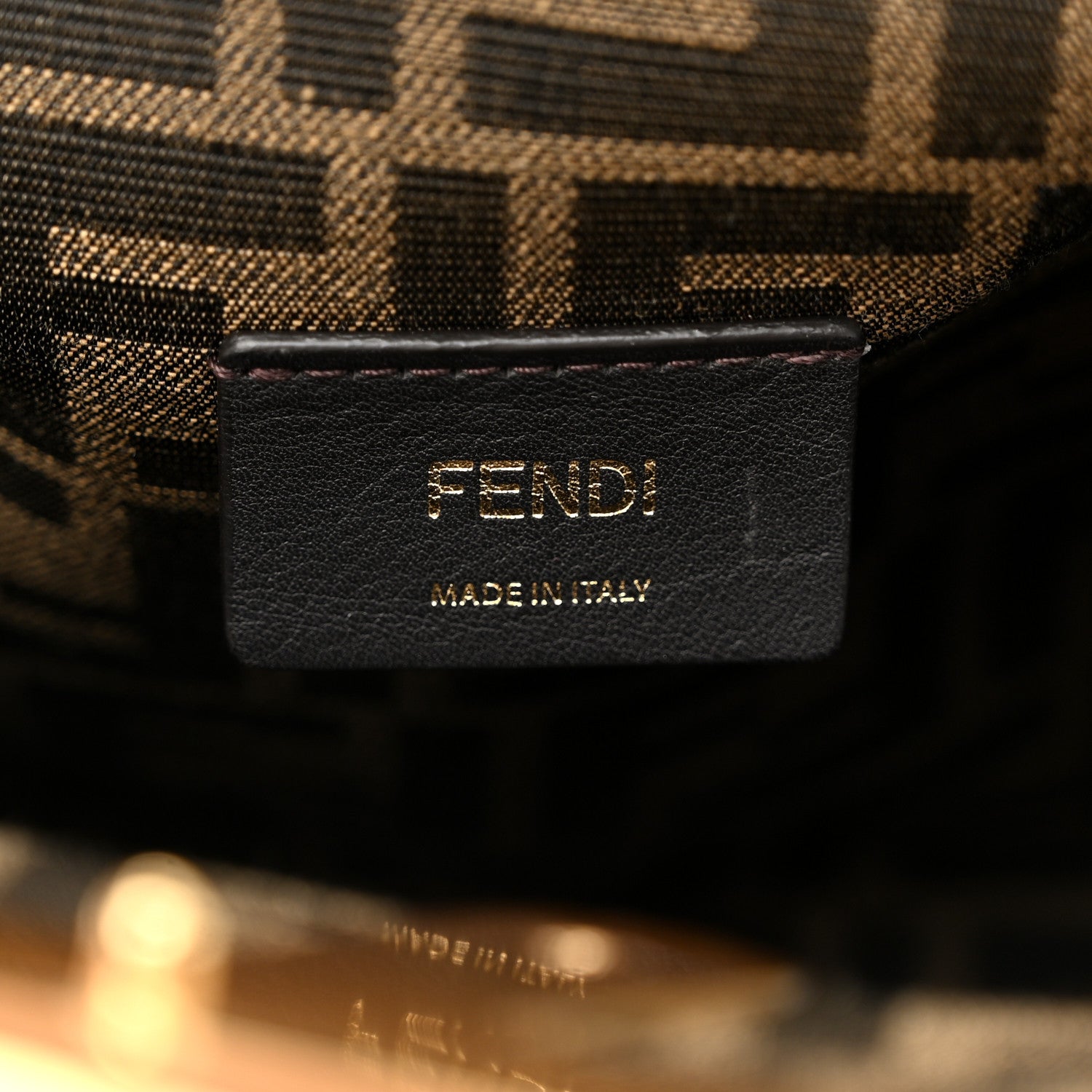 Fendi Shiny Nappa Medium Fendi First Black 6 of 10