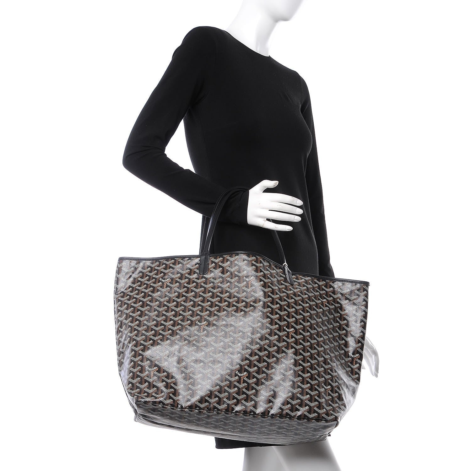 Goyard Goyardine Saint Louis GM Black 2 of 8