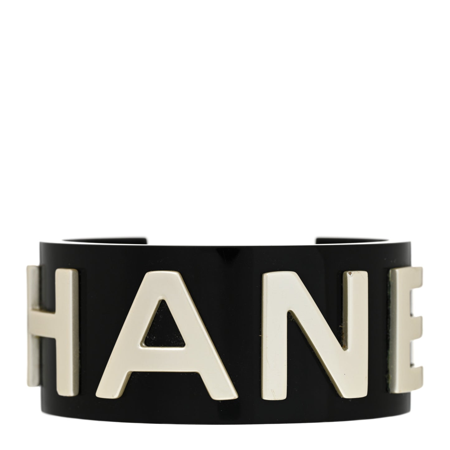 Resin Metal Cuff Black