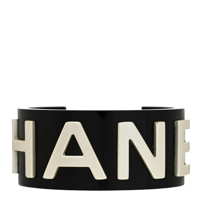 Chanel Resin Metal Cuff Black 1 of 6