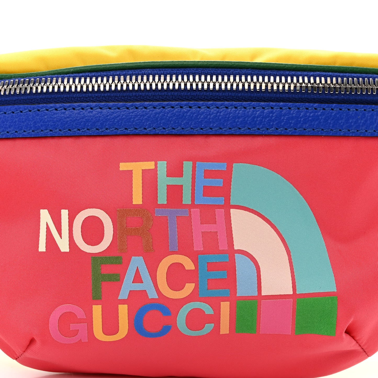 X THE NORTH FACE Econyl Nylon Belt Bag Pink Multicolor