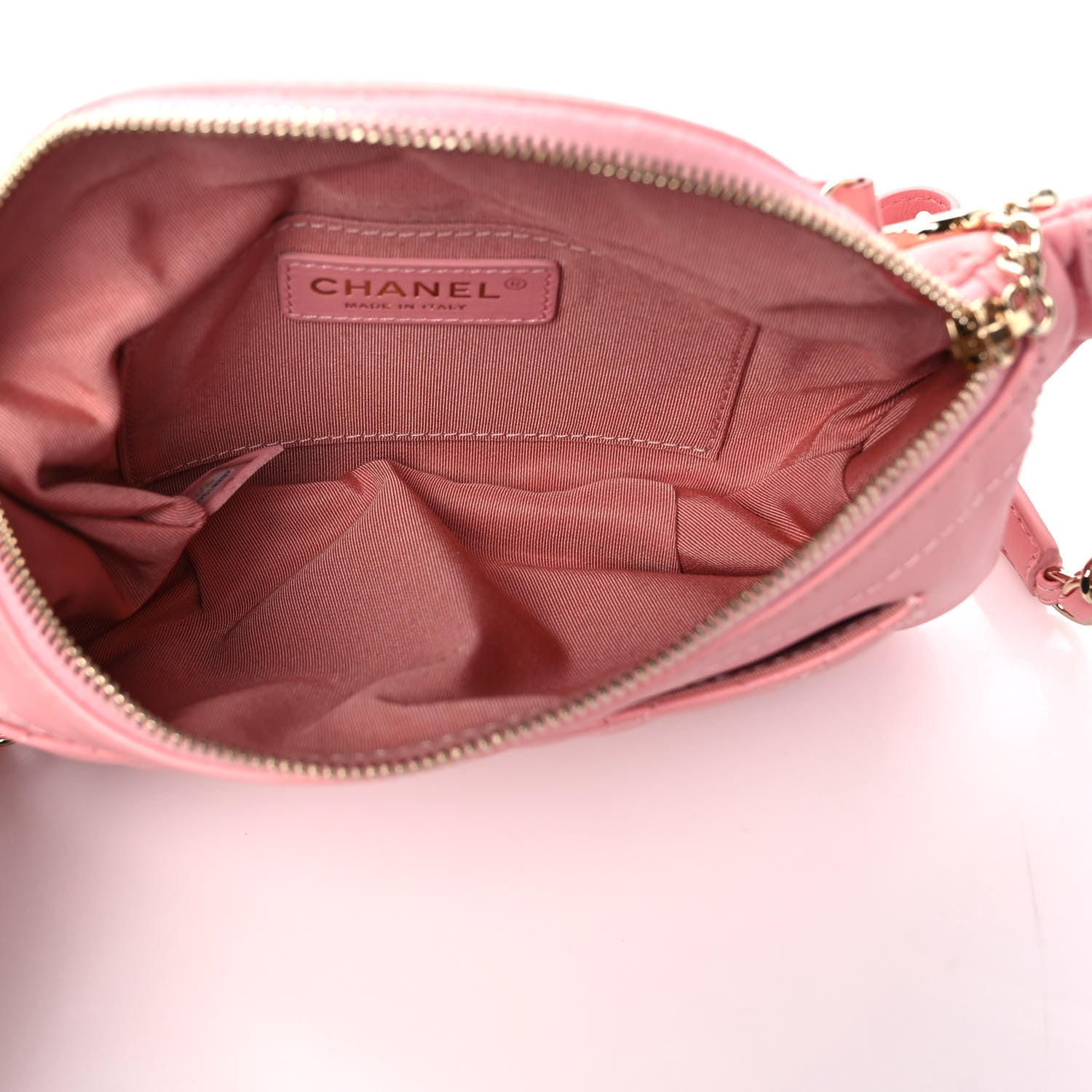 Chanel Lambskin Quilted Waist Belt Bag Pink 5 of 10
