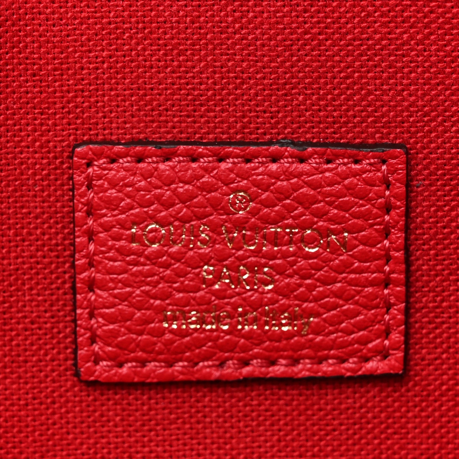 Louis Vuitton Empreinte Pochette Felicie Chain Wallet Scarlet 7 of 12
