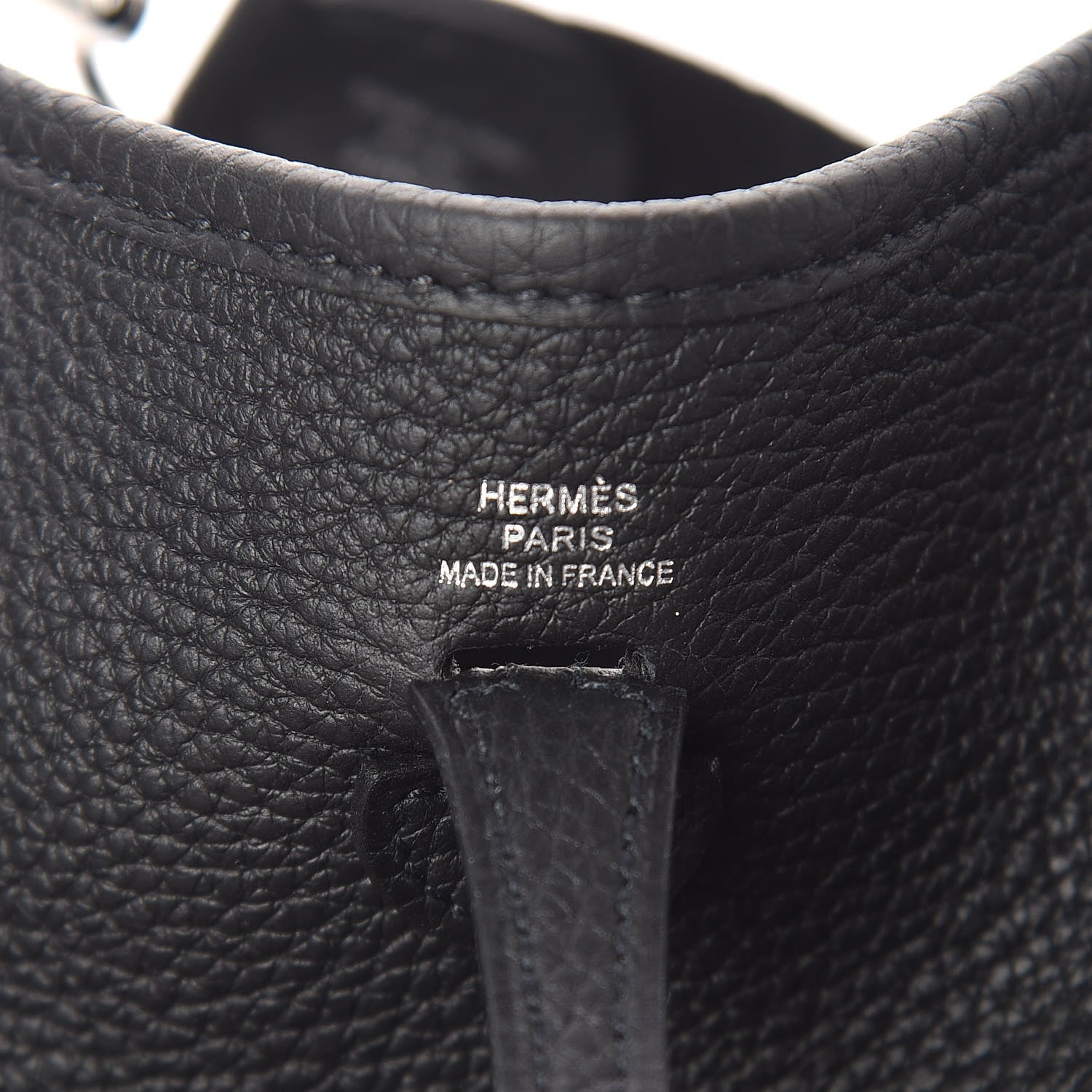 Hermes Taurillon Clemence Evelyne TPM Black 6 of 10