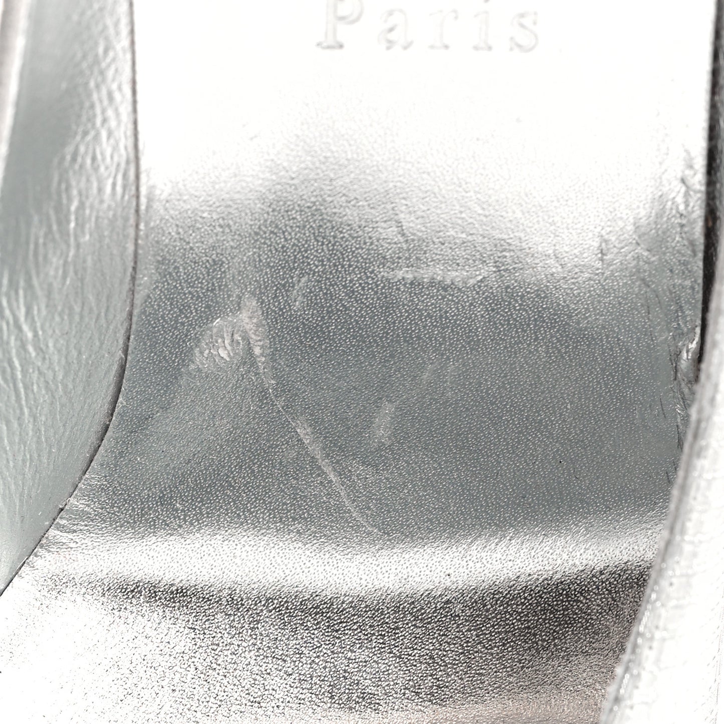 Metallic Nappa Grid Embossed So Kate 100 Pumps 39 Silver