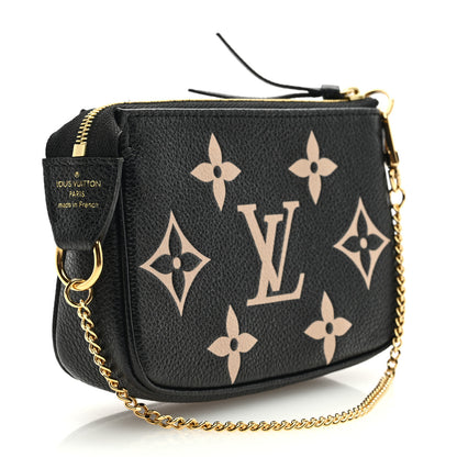 Louis Vuitton Empreinte Monogram Giant Mini Pochette Accessories Black 3 of 8