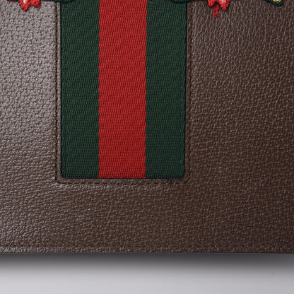 Gucci Calfskin Web Owl Embroidered Medium Dionysus Shoulder Bag New Acero Multicolor 10 of 10