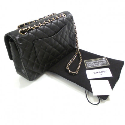 Chanel Caviar Quilted Medium Double Flap Black 3 of 12