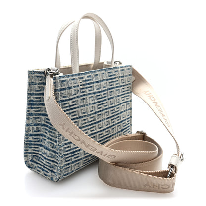 Givenchy Washed Denim Mini G Shopping Tote Blue 3 of 9