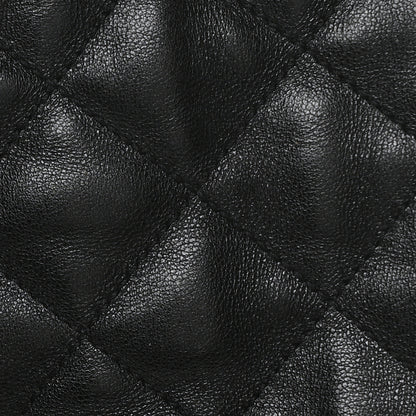 Saint Laurent Lambskin Quilted Maxi Icare Shopping Tote Black 8 of 10