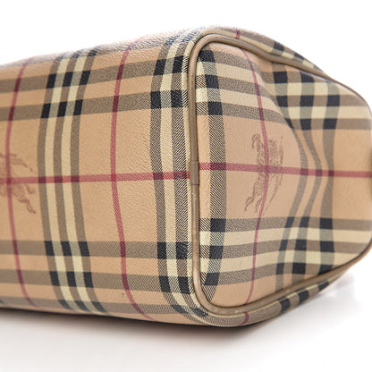 Burberry Haymarket Check Small Chester Bowling Bag Beige 16 of 16
