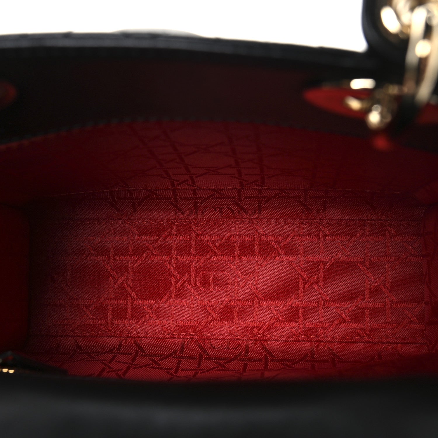 Christian Dior Lambskin Cannage Small My ABCDior Lady Dior Black 5 of 10