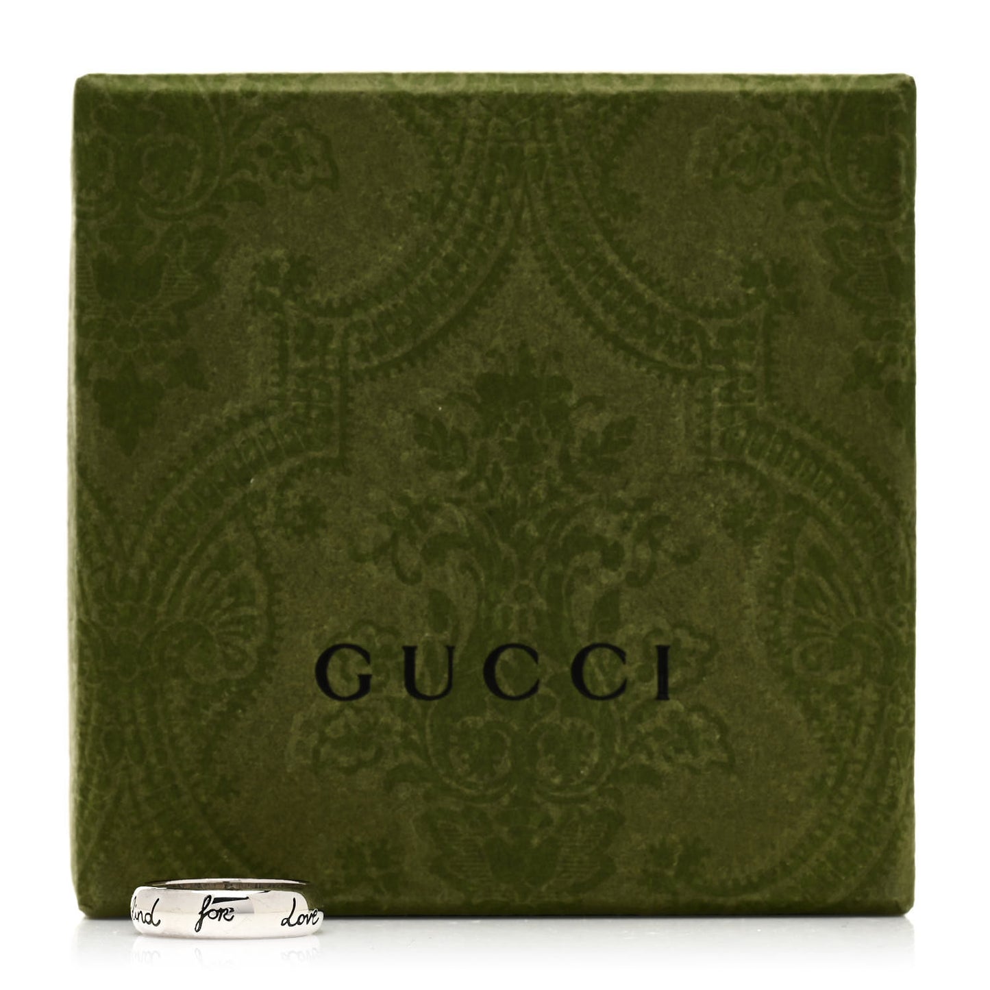 Sterling Silver Blind for Love Band Ring 49 4.75