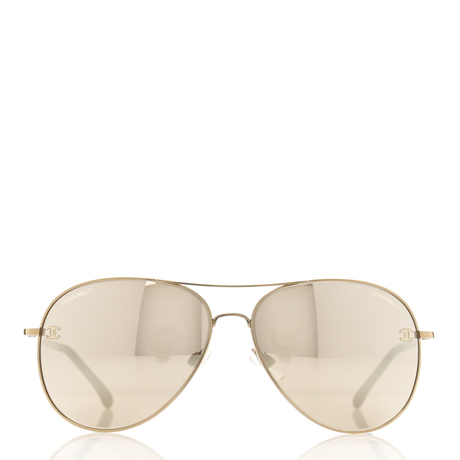 Chanel Aviator CC Sunglasses 4189-T-Q Black 2 of 8