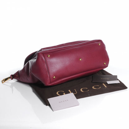 Gucci Cellarius Calfskin Medium 1973 Top Handle Satchel Cherry Gloss 4 of 7