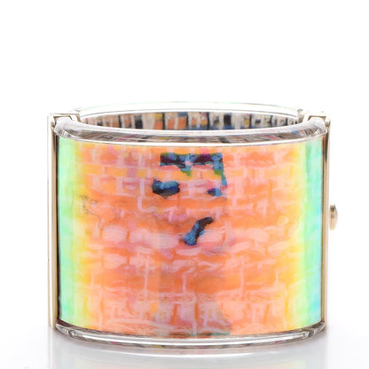 Chanel Resin Tweed CC Bangle Multicolor 3 of 5