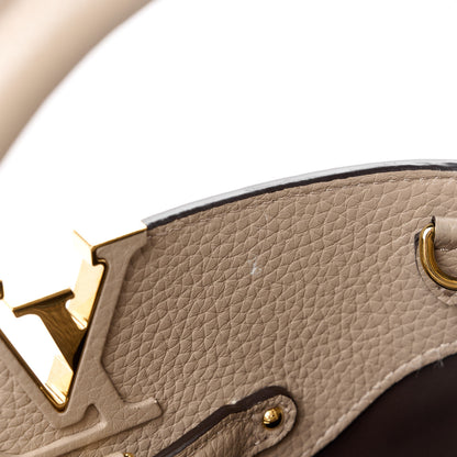 Louis Vuitton Taurillon Capucines BB Galet 11 of 13