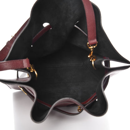Mulberry Grained Calfskin Small Tyndale Bucket Bag Burgundy 5 of 8