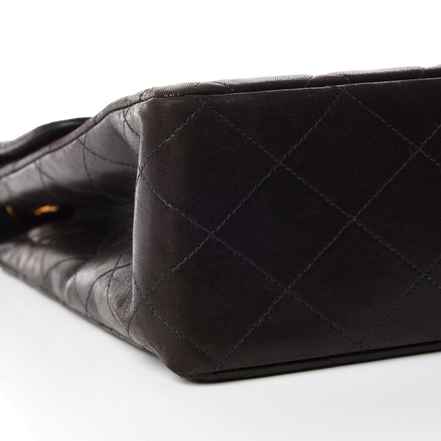 Chanel Lambskin Quilted XL Jumbo Single Flap Black 5 of 9