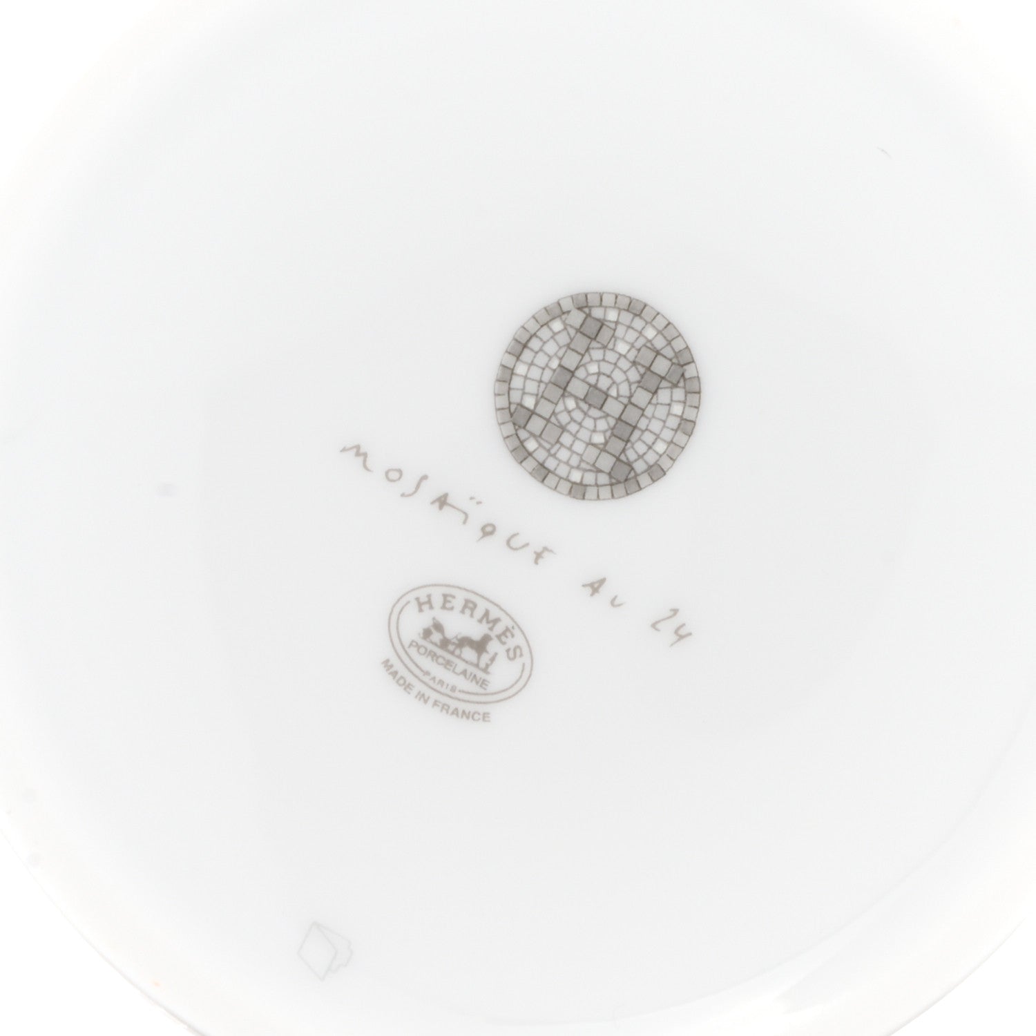 Hermes Porcelain Mosaique au 24 Mug Platinum 6 of 8