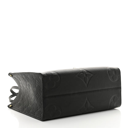 Louis Vuitton Empreinte Monogram Giant OnTheGo MM Black 4 of 11