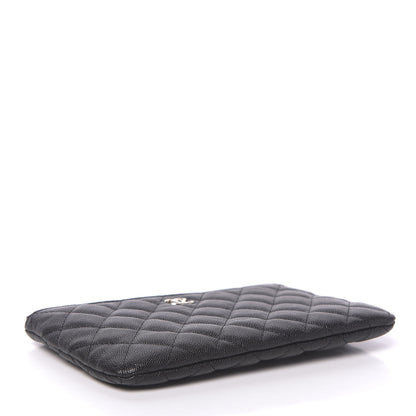 Chanel Caviar Quilted Cosmetic Case Black 4 of 8