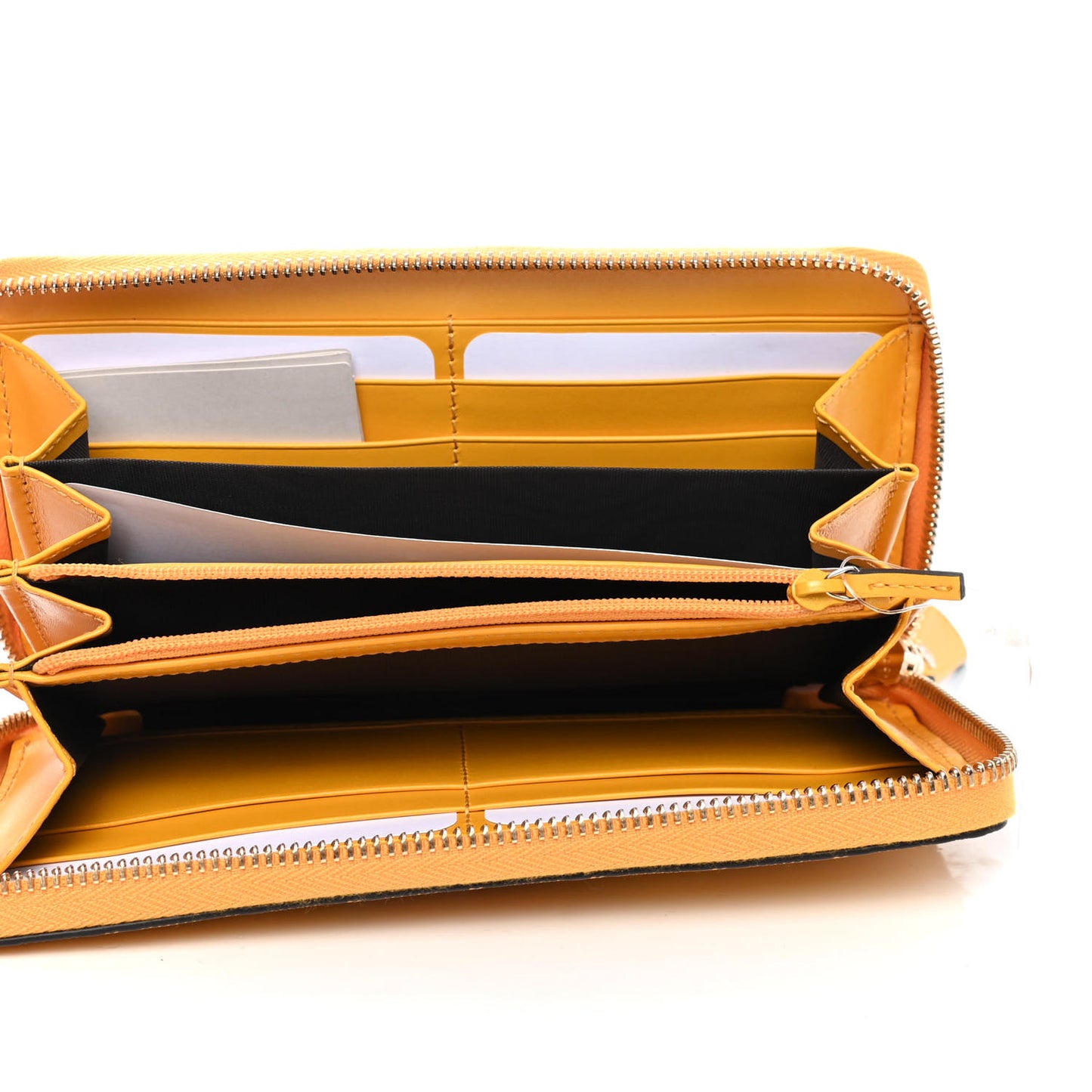 Bright Diamante Zip Around Wallet Bumblebee