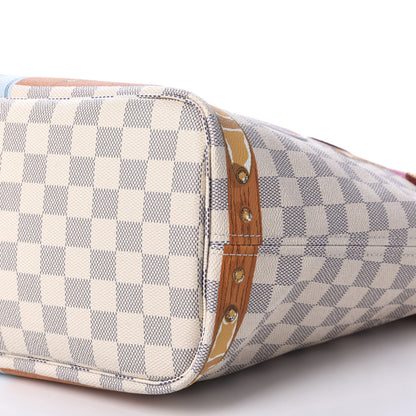 Louis Vuitton Damier Azur Summer Trunks Hawaii Neo Neverfull MM 8 of 11