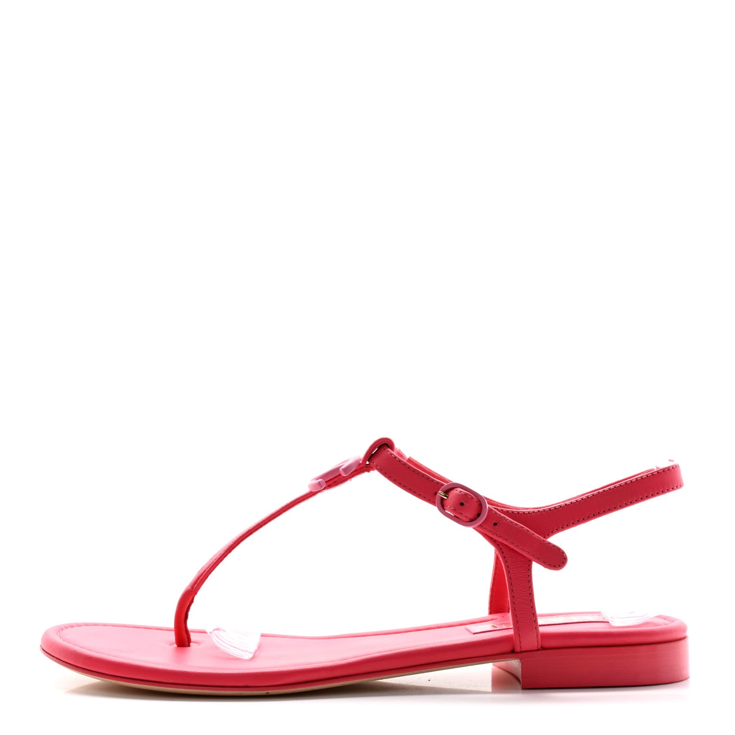 Chanel Lambskin CC Thong Sandals 40 Pink 1 of 9