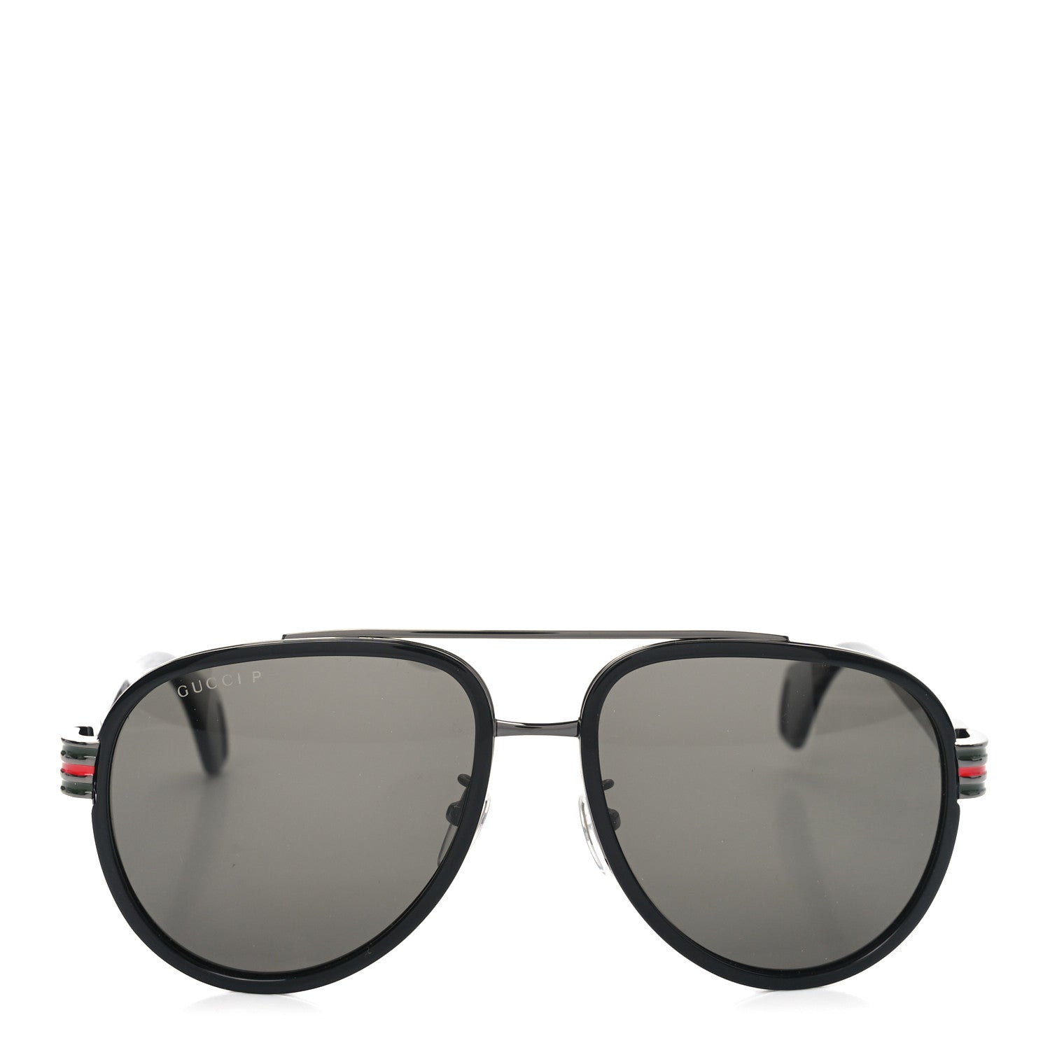 Gucci Acetate Aviator Sunglasses GG0447S Black 2 of 7