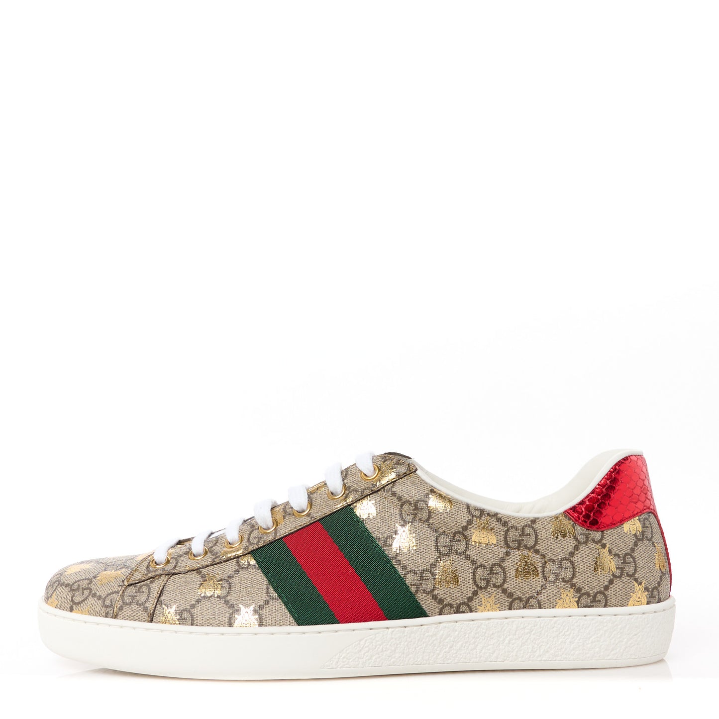 GG Supreme Monogram Ayers Mens Ace Bee Sneaker 10.5