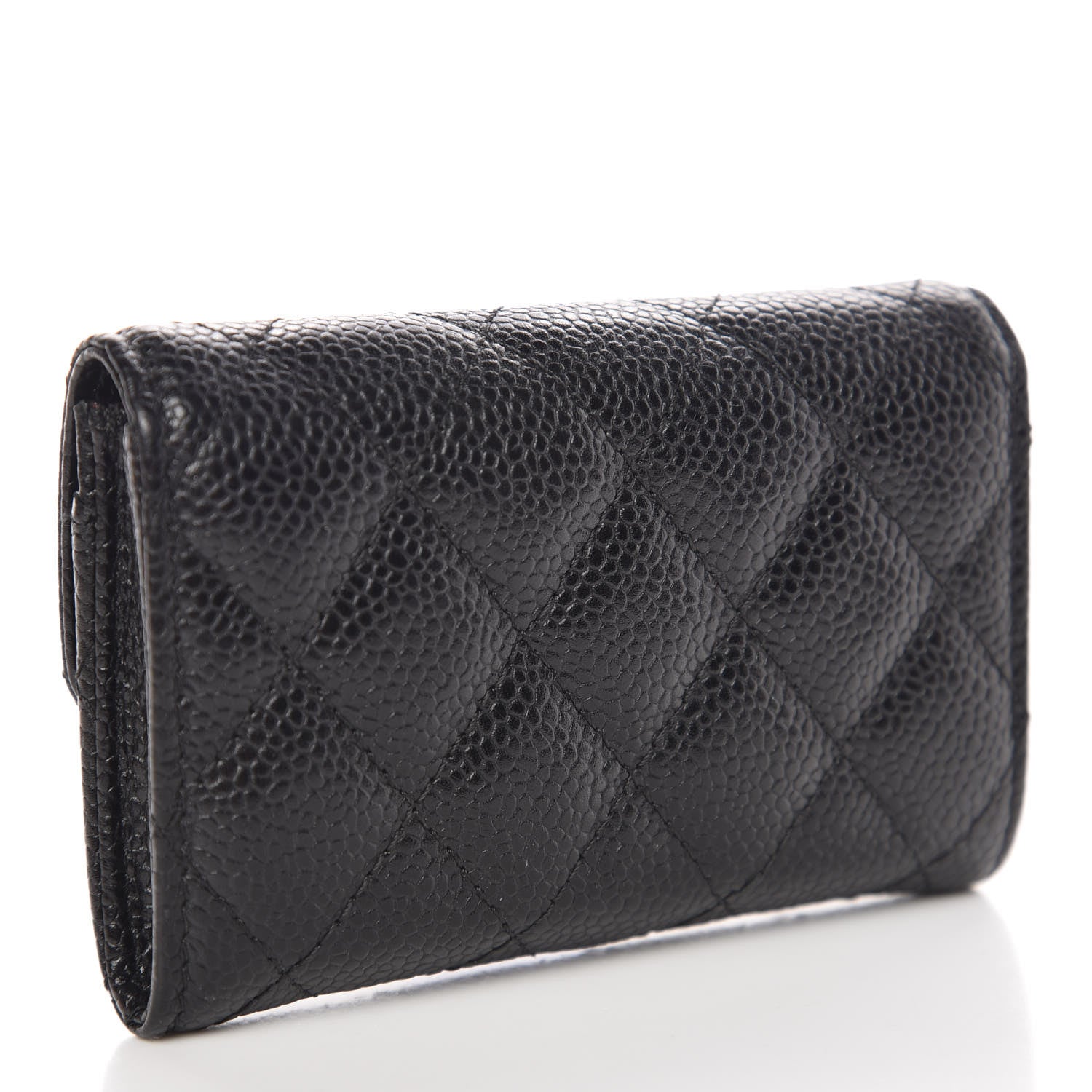 Chanel Caviar Quilted Flap Card Holder Black 3 of 11