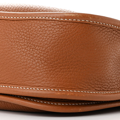 Hermes Taurillon Clemence EVELYNE III PM Gold 10 of 12