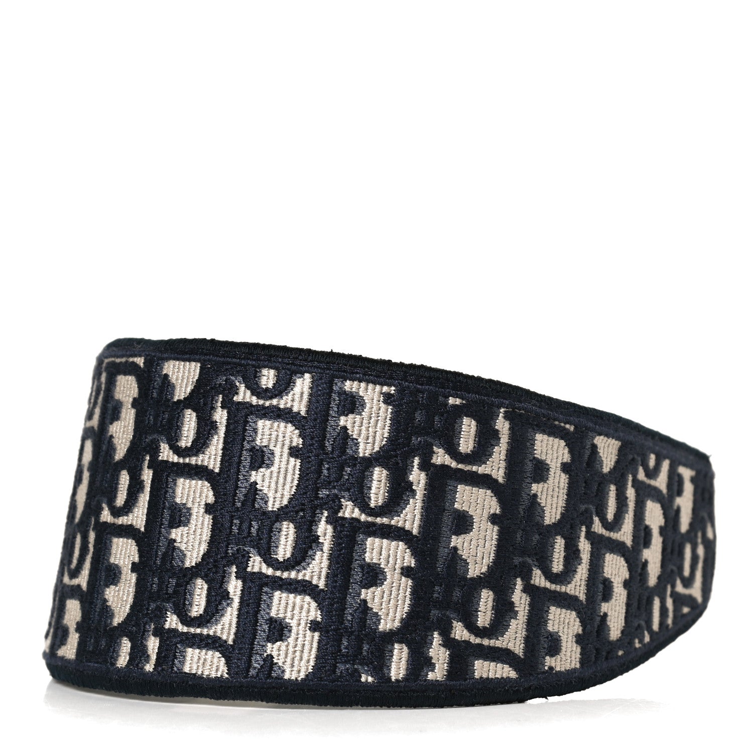 Christian Dior Oblique Headband Blue 1 of 7