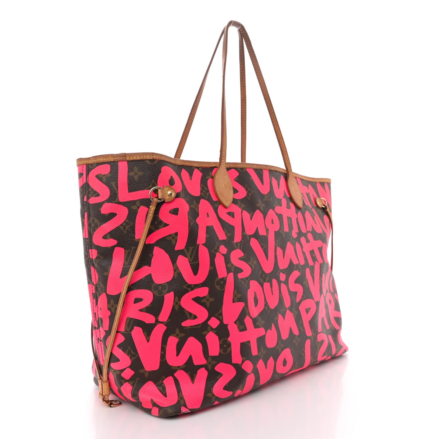 Monogram Graffiti Neverfull GM Fuchsia