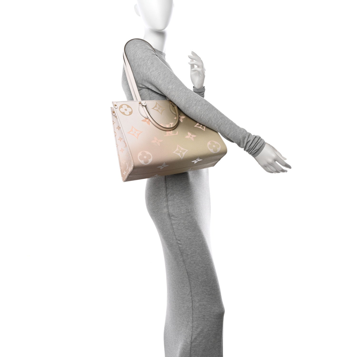 Louis Vuitton Monogram Giant Spring In The City Onthego MM Sunset Kaki 2 of 11