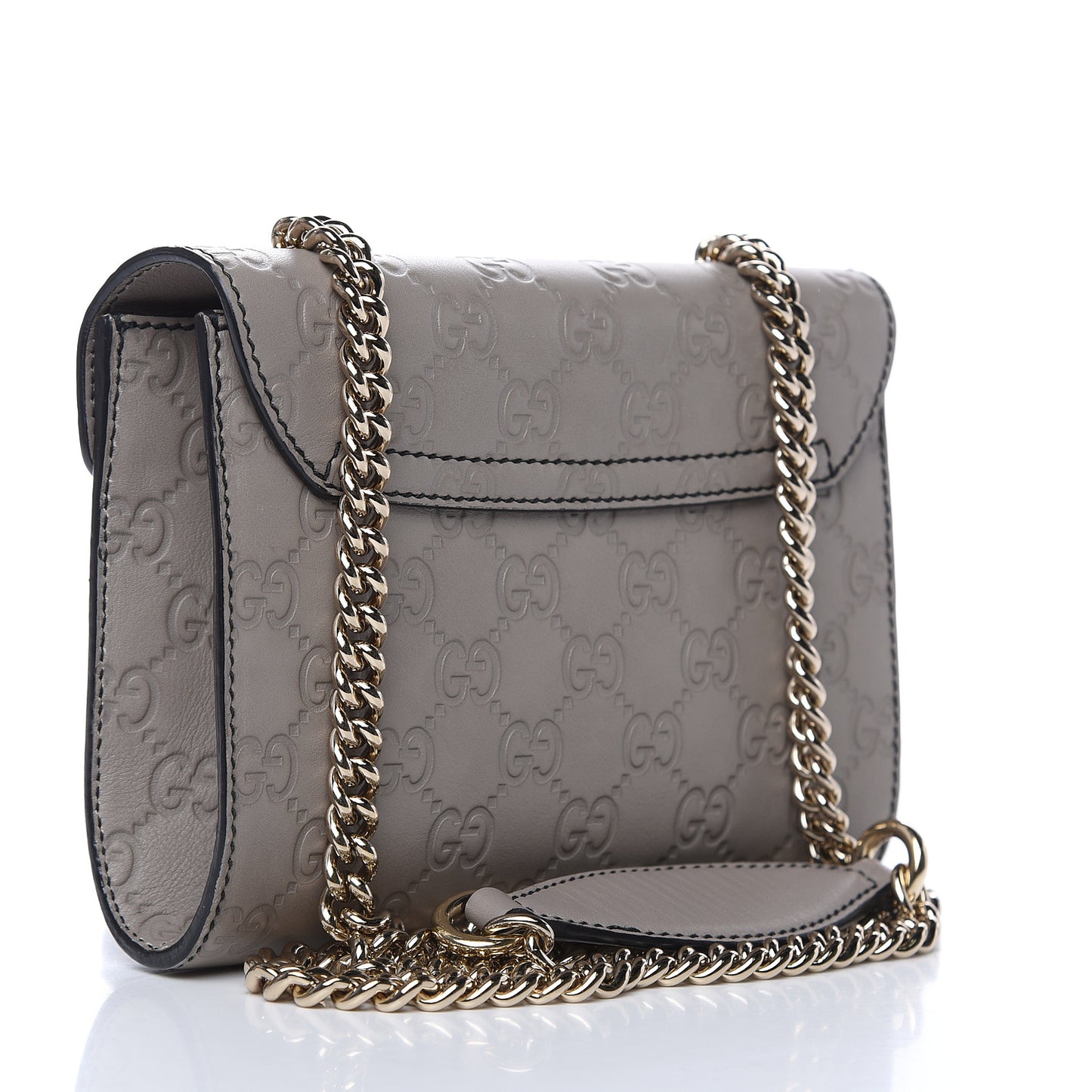 Guccissima Mini Emily Chain Shoulder Bag Storm Grey