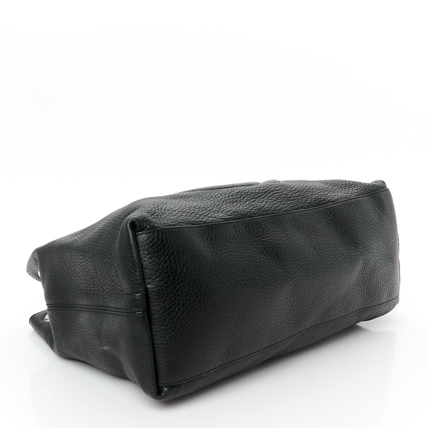 Gucci Pebbled Calfskin Medium Soho Chain Shoulder Bag Black 4 of 11