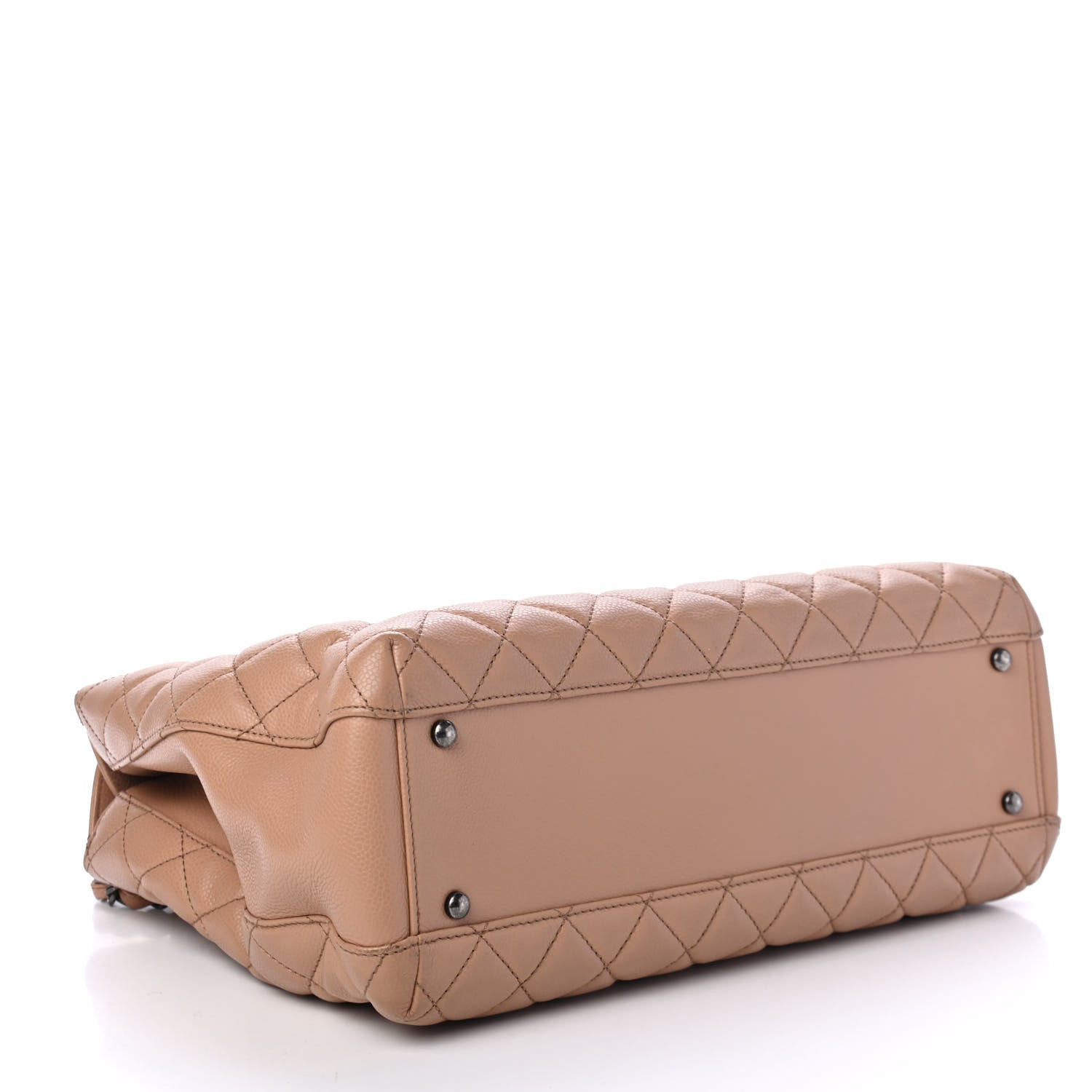 Chanel Caviar Quilted Large City Shopping Tote Beige 3 of 4
