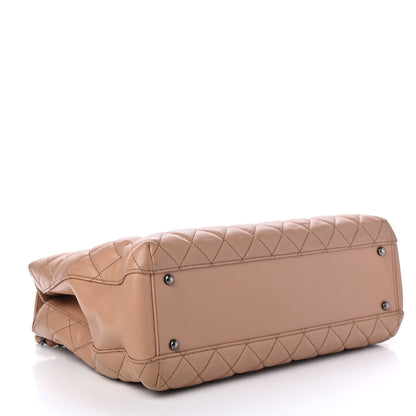 Chanel Caviar Quilted Large City Shopping Tote Beige 3 of 4