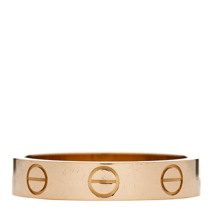 Cartier 18K Yellow Gold 3.5mm LOVE Wedding Band Ring 49 4.75 4 of 5