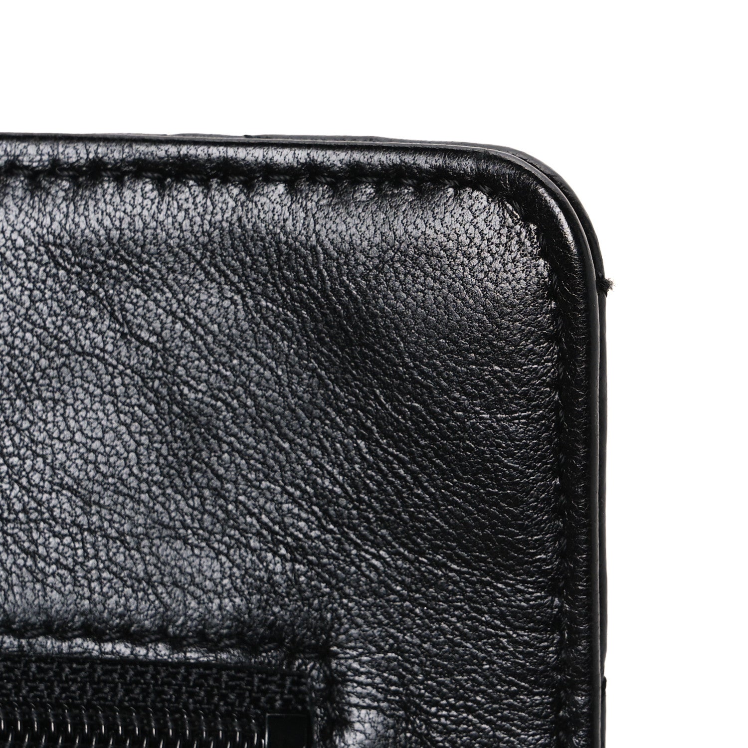 Chanel Lambskin Quilted Wallet On Chain WOC Black 13 of 13