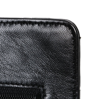 Chanel Lambskin Quilted Wallet On Chain WOC Black 13 of 13