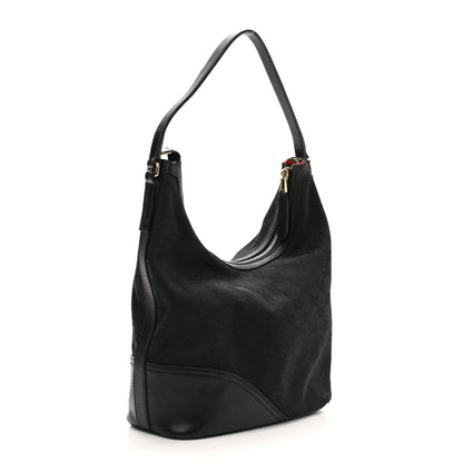 Gucci Monogram New Britt Hobo Black 3 of 11
