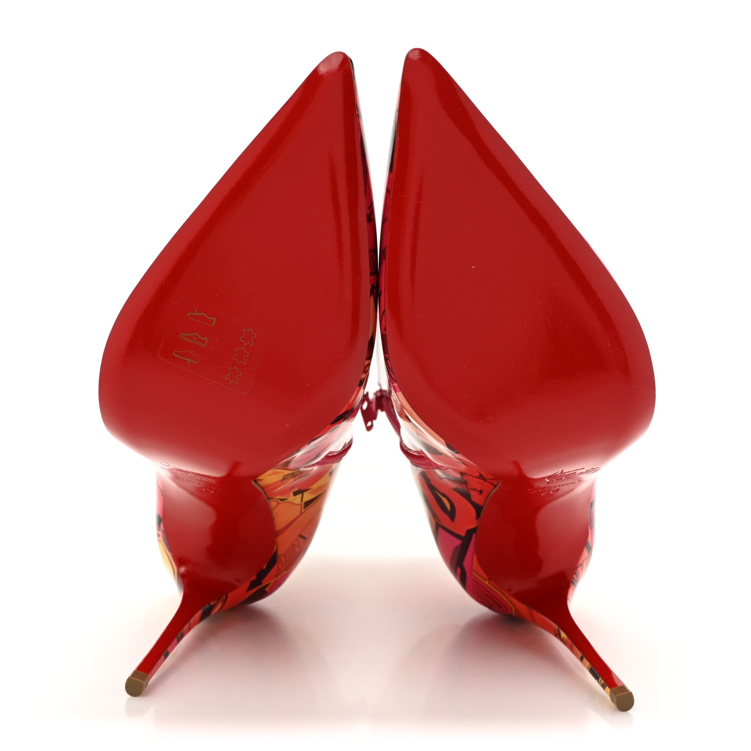 Christian Louboutin Patent Metrograf So Kate Booty 100 Ankle Boots 38 Multicolor 6 of 8