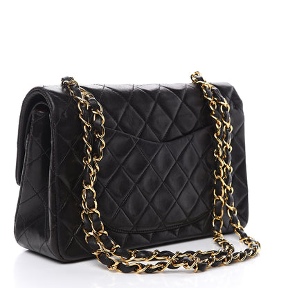 Chanel Lambskin Quilted Small Double Flap Black 2 of 16