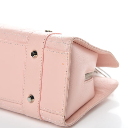 Christian Dior Calfskin Cannage Stitched Small East West Lady Dior Rose Clair 13 of 13