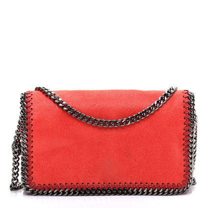 Stella McCartney Shaggy Deer Falabella Crossbody Bag Cherry 1 of 9