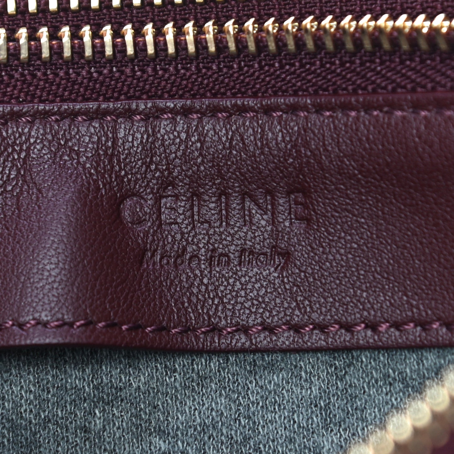 Lambskin Small Trio Crossbody Bag Burgundy