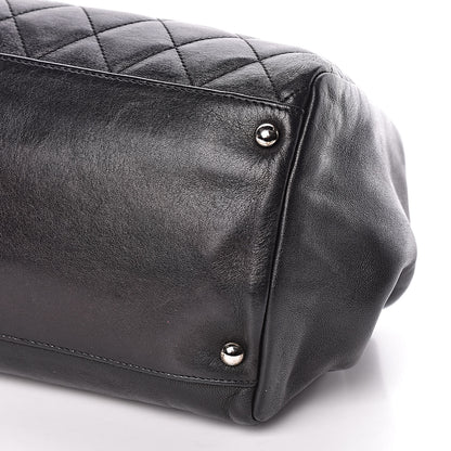 Chanel Lambskin Medium Single Accordion Flap Black 10 of 11